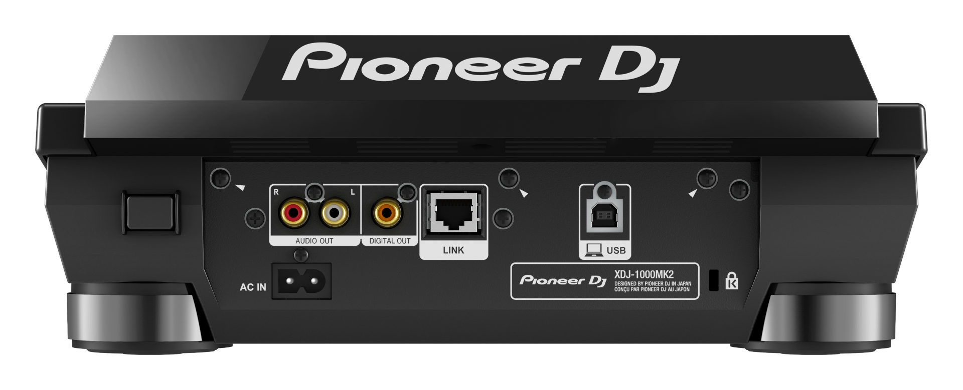 XDJ-1000MK2_rear_low_0708 AUDIOIBIZA REPRODUCTOR USB PIONEER DJ XDJ 1000MK2 rear low 0708